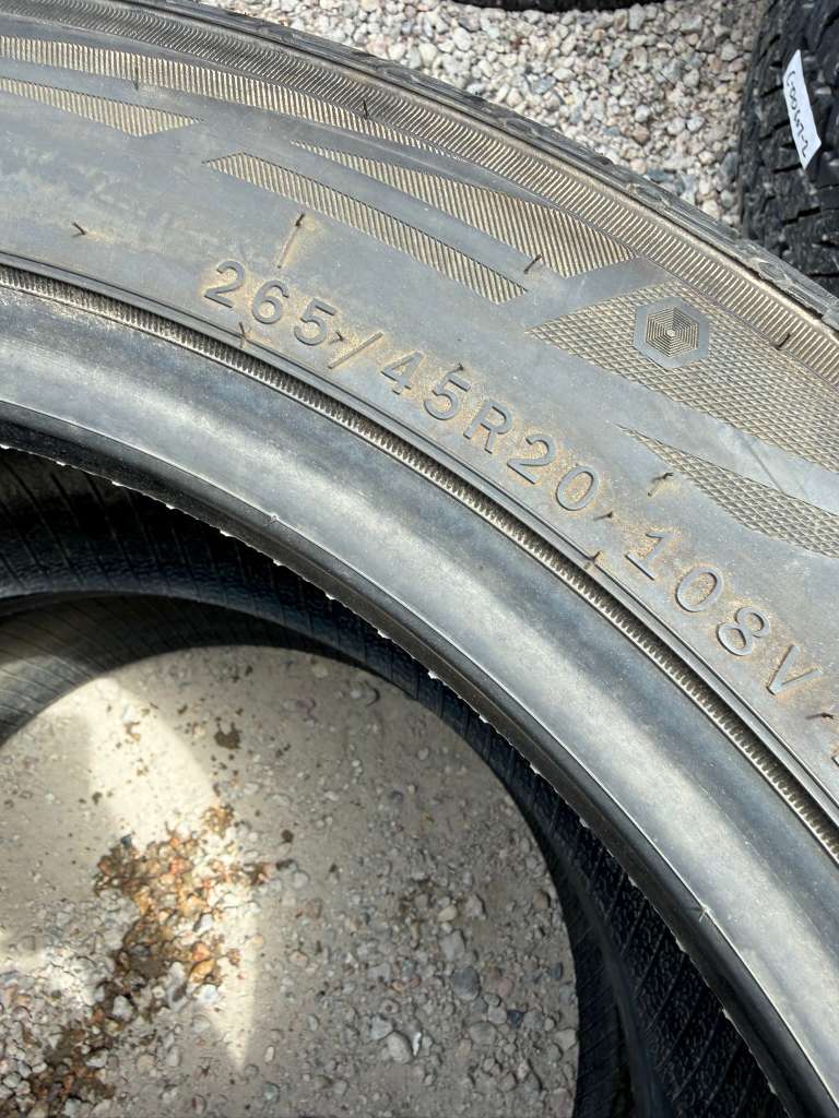265/45R20 Pair (2 Used Tires) Hercules Raptis R-T6