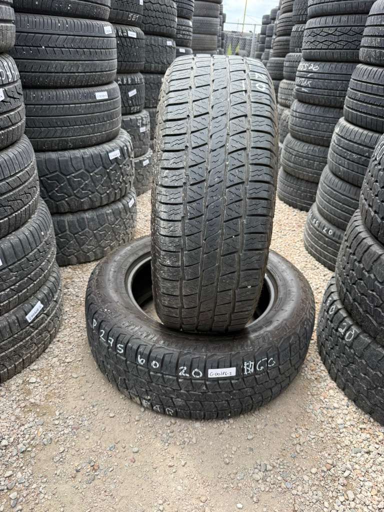 275/60R20 Pair (2 Used Tires) National Commando A/T
