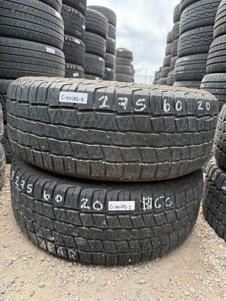 275/60R20 Pair (2 Used Tires) National Commando A/T