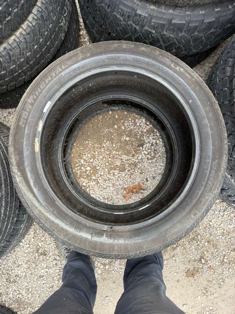 265/45R20 Pair (2 Used Tires) Continental Dynapro AT2