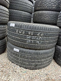 265/45R20 Pair (2 Used Tires) Continental Dynapro AT2