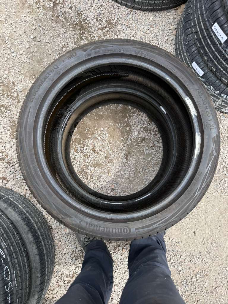 245/40R20 (2 Used Tires) Continental EcoContact 6Q