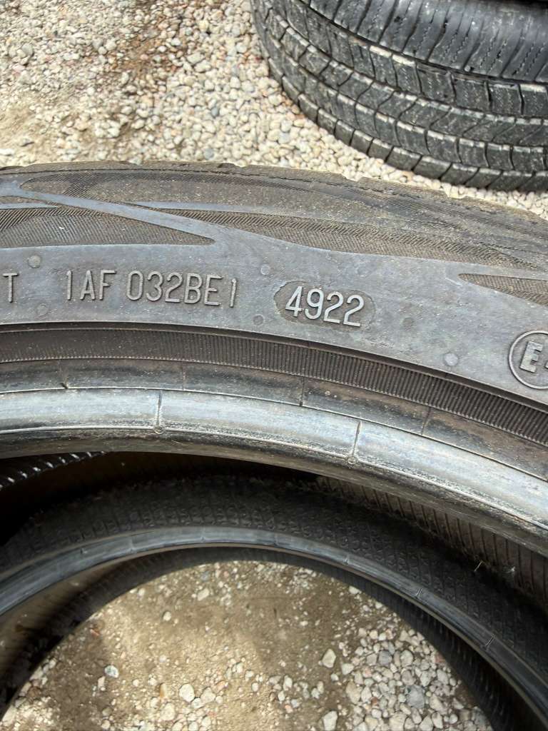 245/40R20 (2 Used Tires) Continental EcoContact 6Q