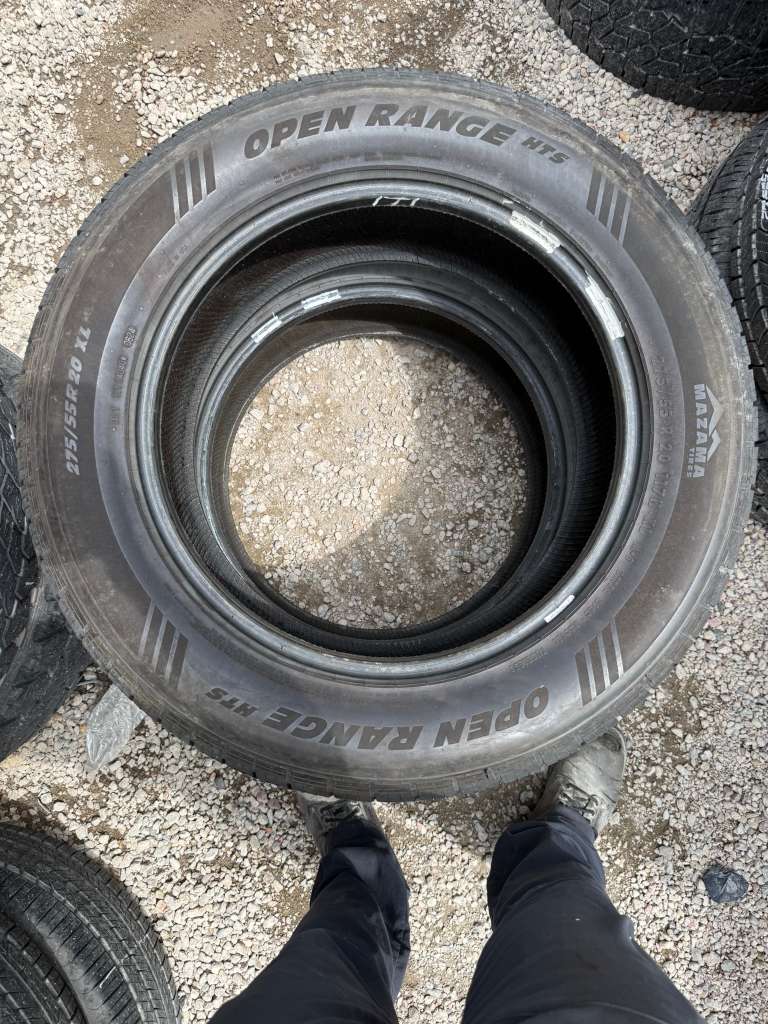 275/55R20 Pair (2 Used Tires) Mazama Open Range HTS