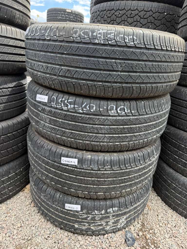 255/60R20 Set (4 Used Tires) Michelin Latitude Tour HP