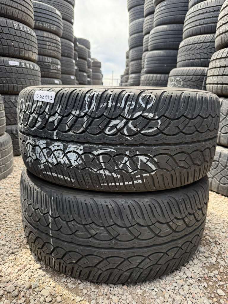 255/40R20 Pair (2 Used Tires) Yokohama Parada Spec-X