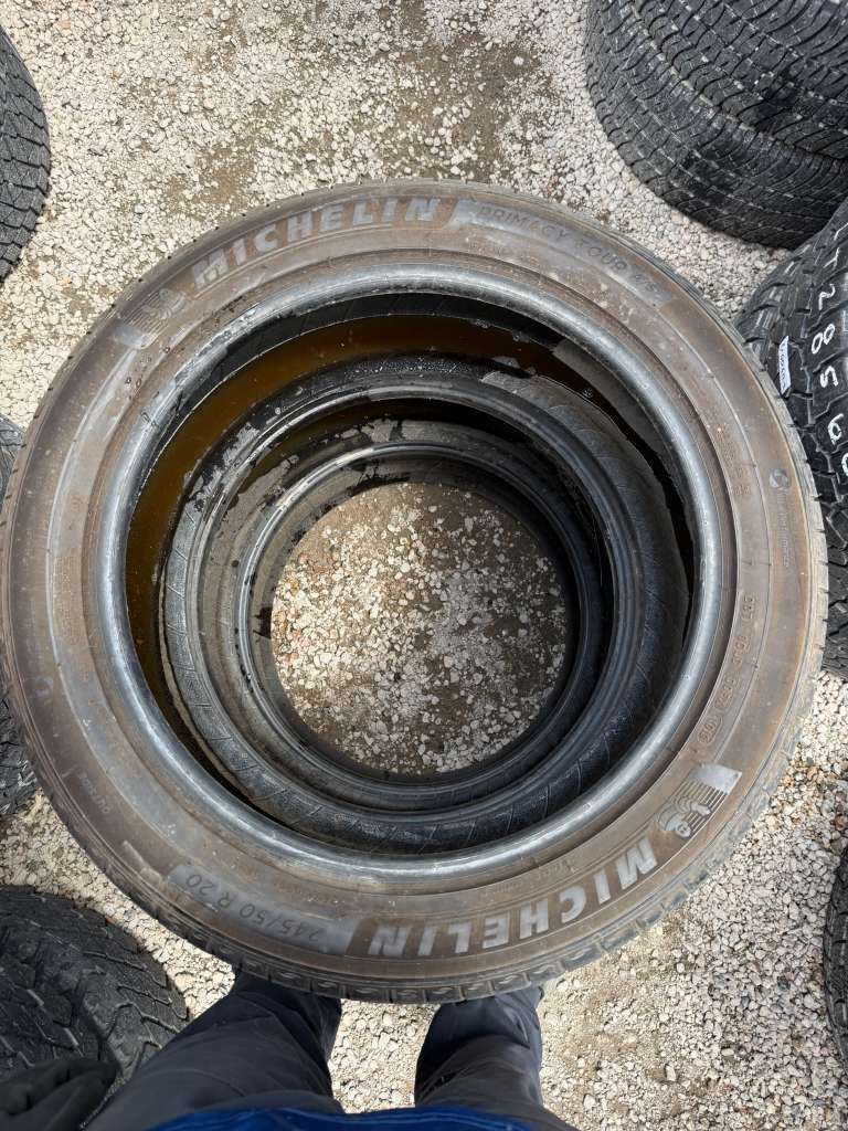 245/50R20 (3 Used Tires) Michelin Primacy Tour A/S