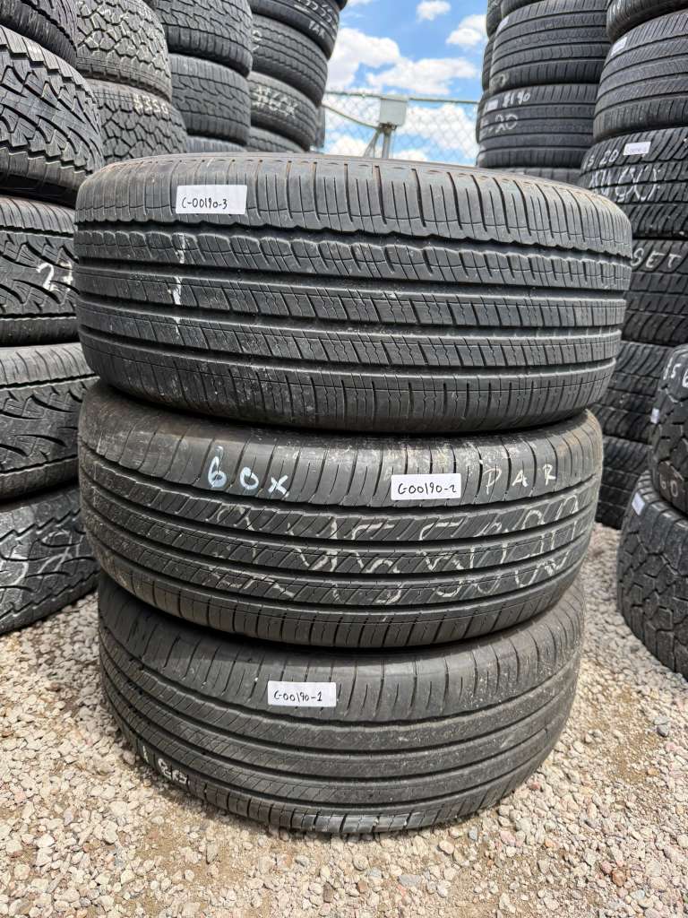 245/50R20 (3 Used Tires) Michelin Primacy Tour A/S