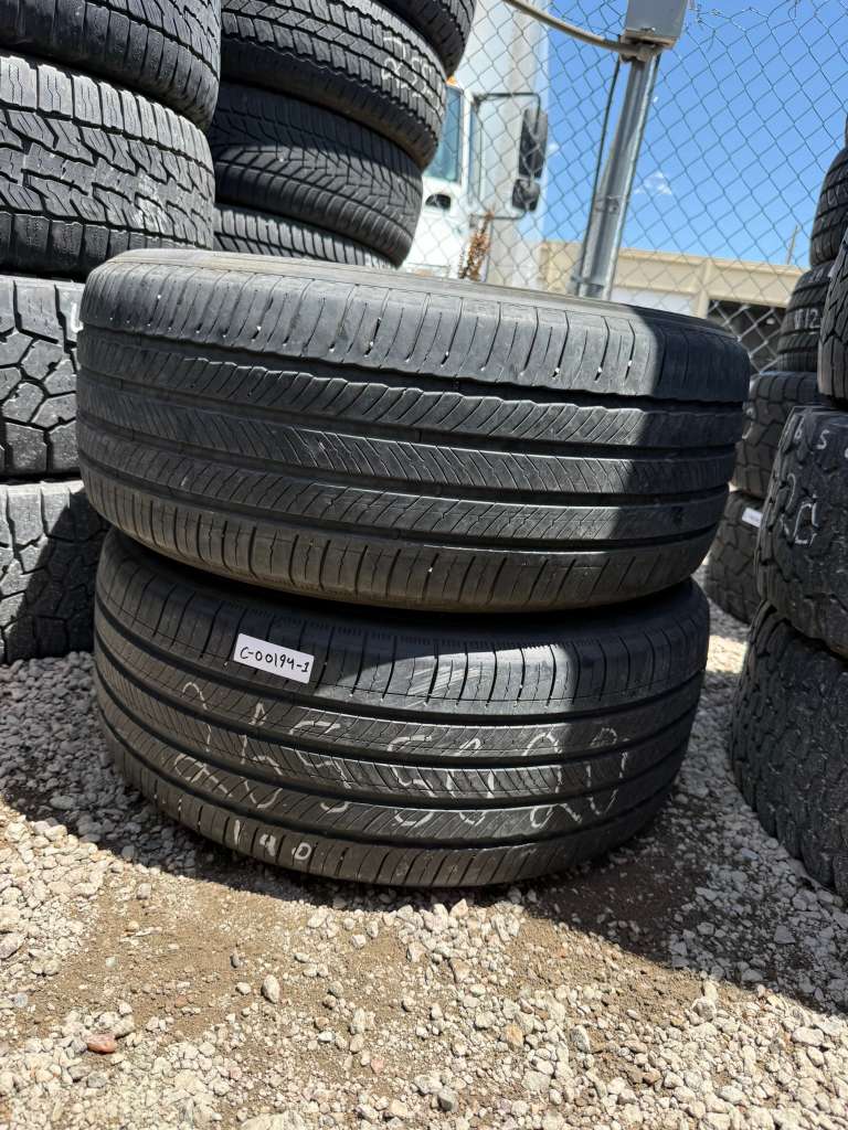 265/50R20 Pair (2 Used Tires) Michelin Primacy Tour A/S