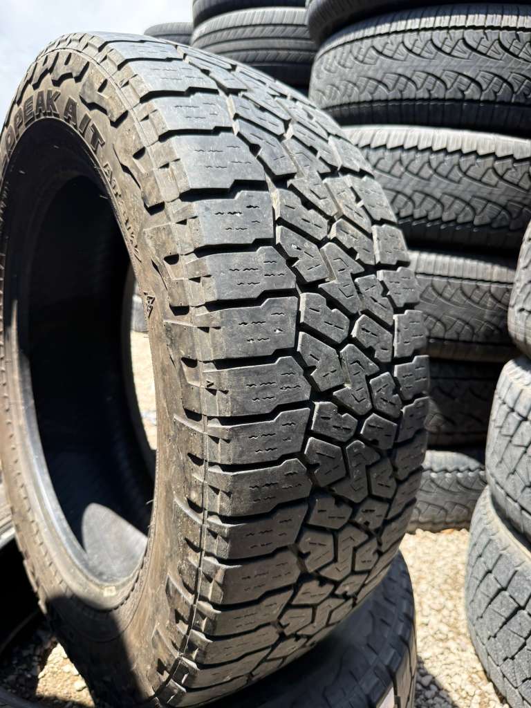 LT265/60R20 Pair (2 Used Tires) Falken Wildpeak A/T AT3W