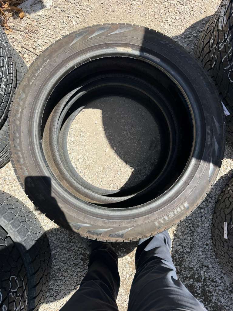 255/45R20 Pair (2 Used Tires) Pirelli Scorpion Verde All Season