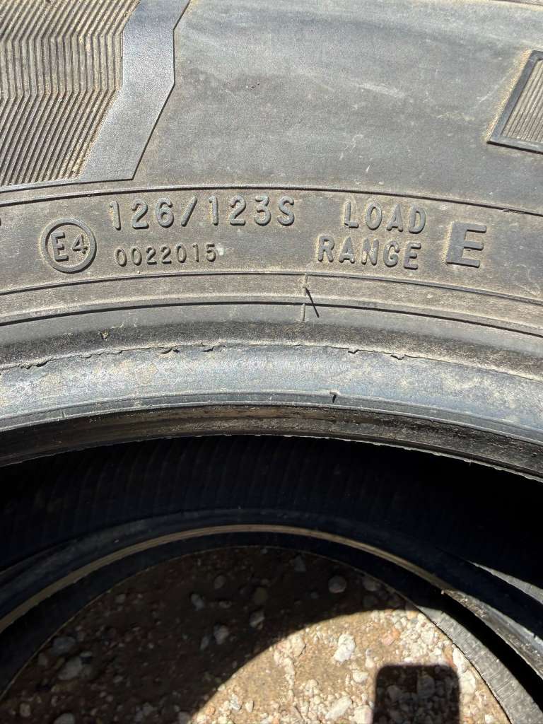 LT275/65R20 Pair (2 Used Tires) Big O A/T Big Foot