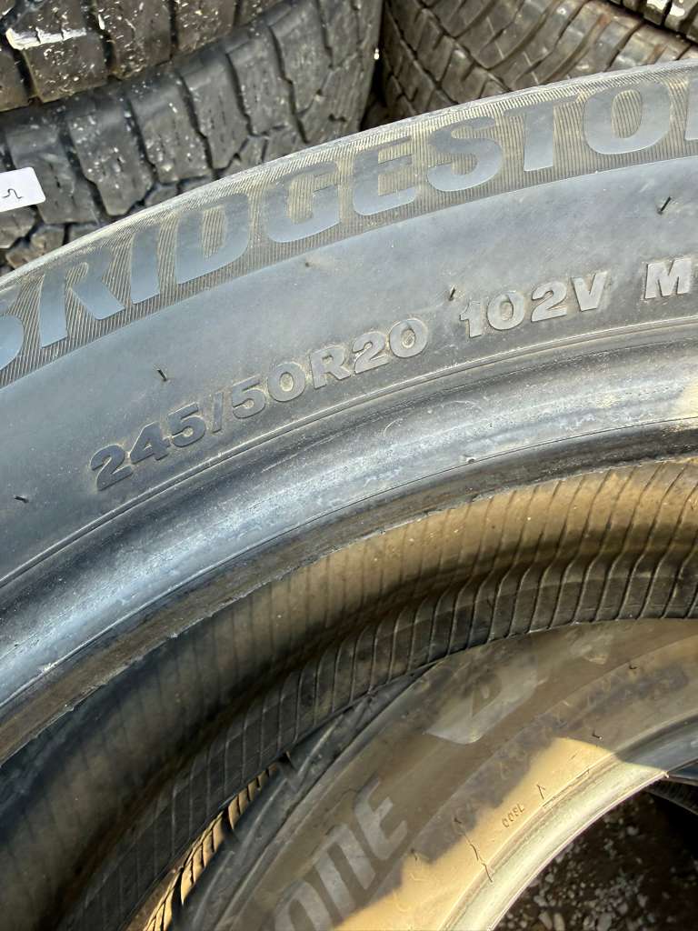 245/50R20 Set (4 Used Tires) Bridgestone WeatherPeak