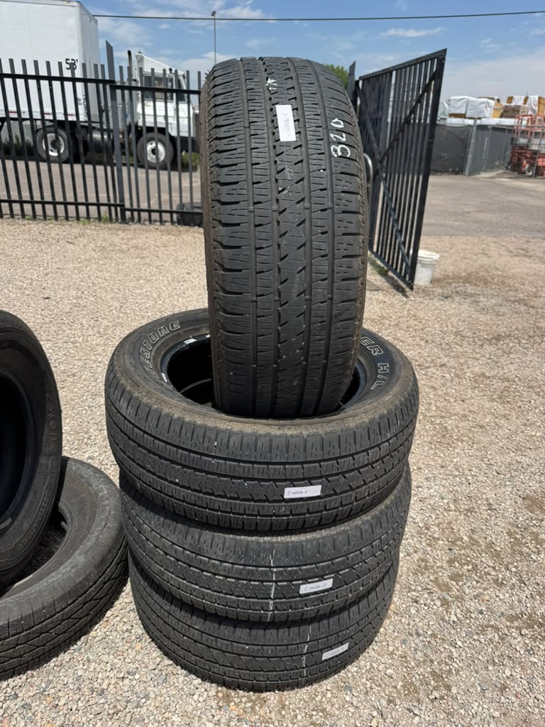 275/55R20 Set (4 Used Tires) Bridgestone Dueler H/L