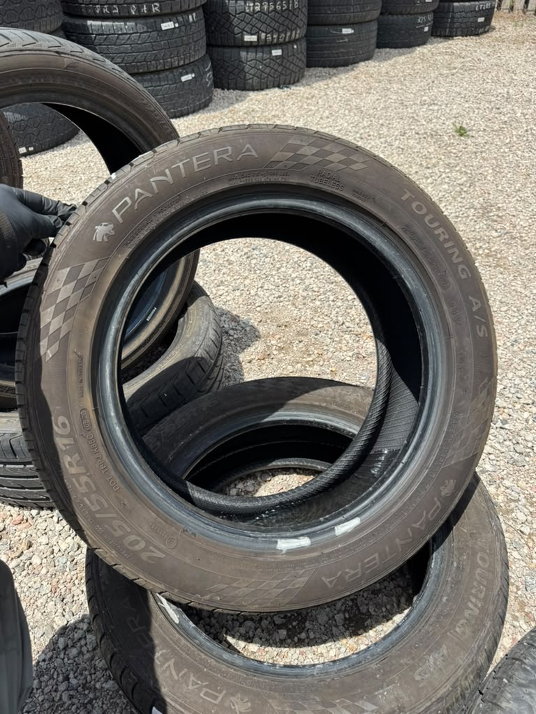 205/55R16 Pair (2 Used Tires) Pantera Touring A/S