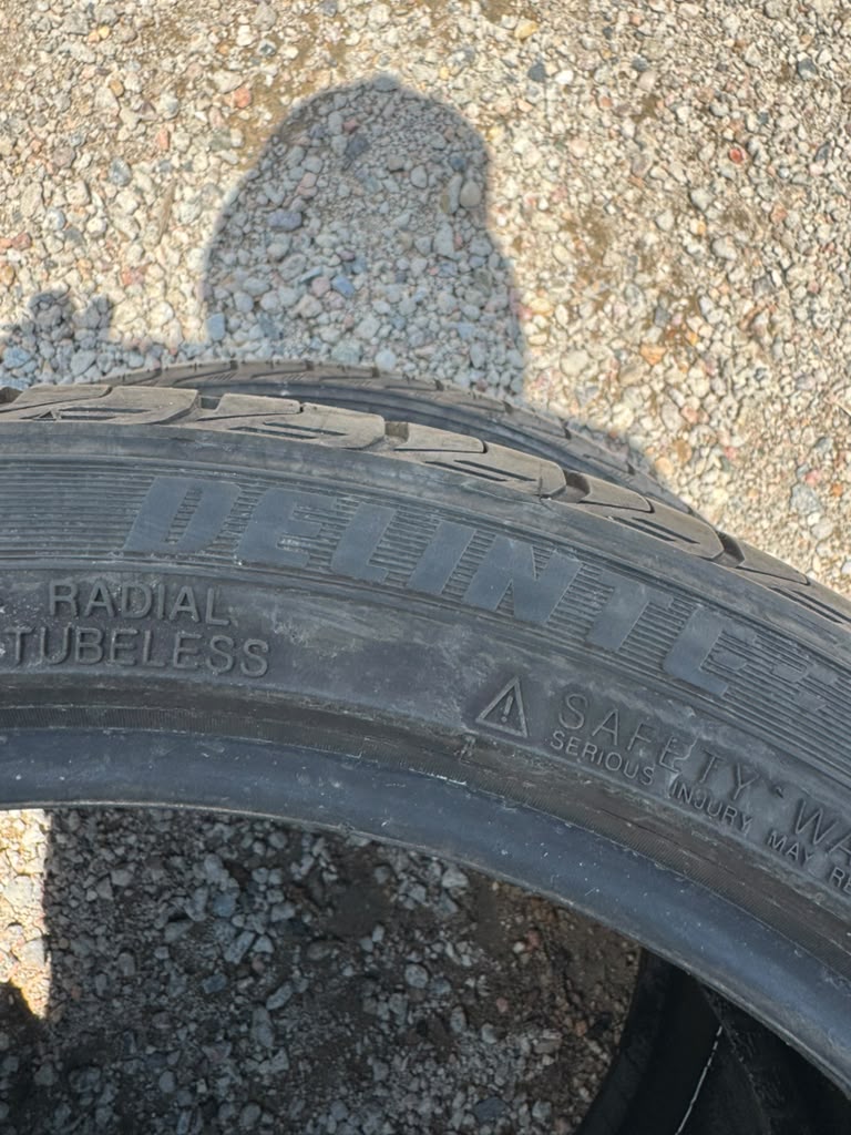 225/45R18 Pair (2 Used Tires) Delinte DH2