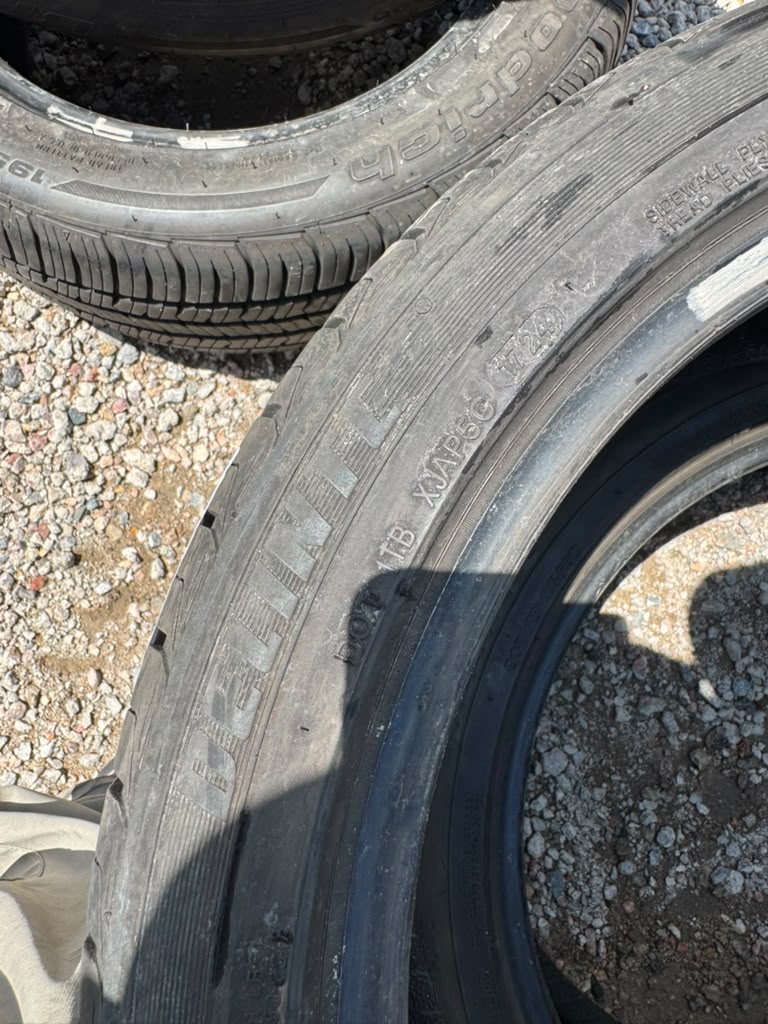225/45R18 Pair (2 Used Tires) Delinte DH2