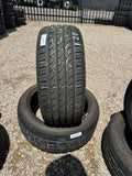 225/45R18 Pair (2 Used Tires) Delinte DH2