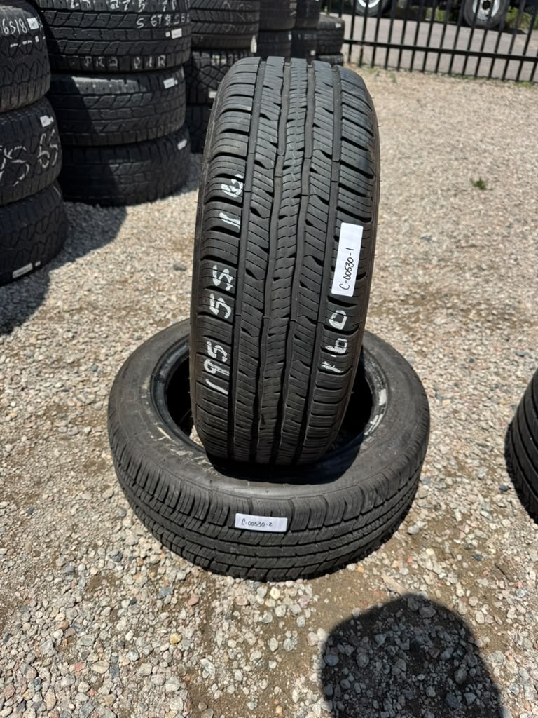 195/55R16 Pair (2 Used Tires) Bfgoodrich Advantage
