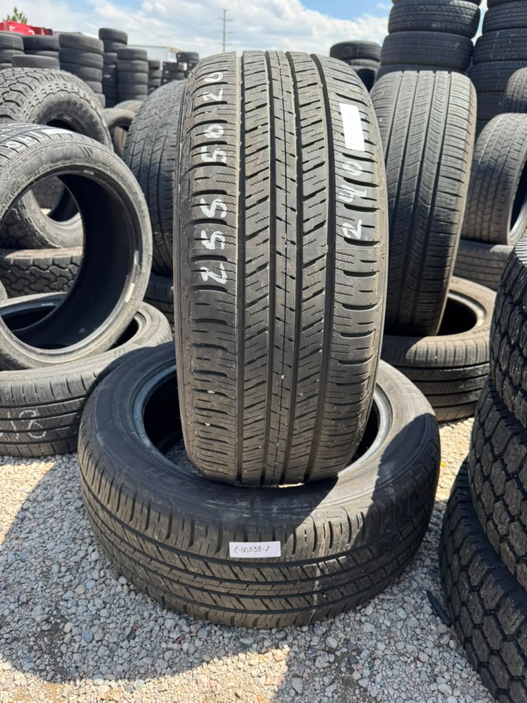 255/50R20 Pair (2 Used Tires) Falken ZIEX CT50