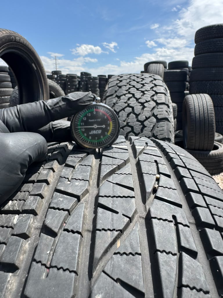 225/60R17 Pair (2 Used Tires) Firestone Destination LE3