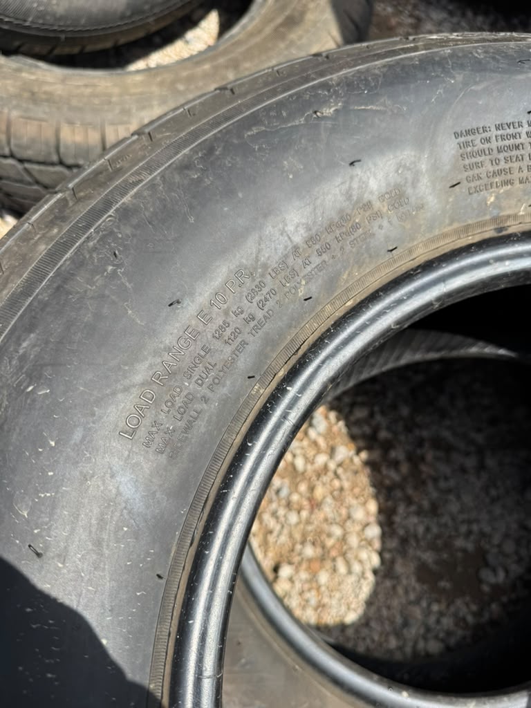 ST225/75R15 Pair (2 Used Tires) WestLake Super ST