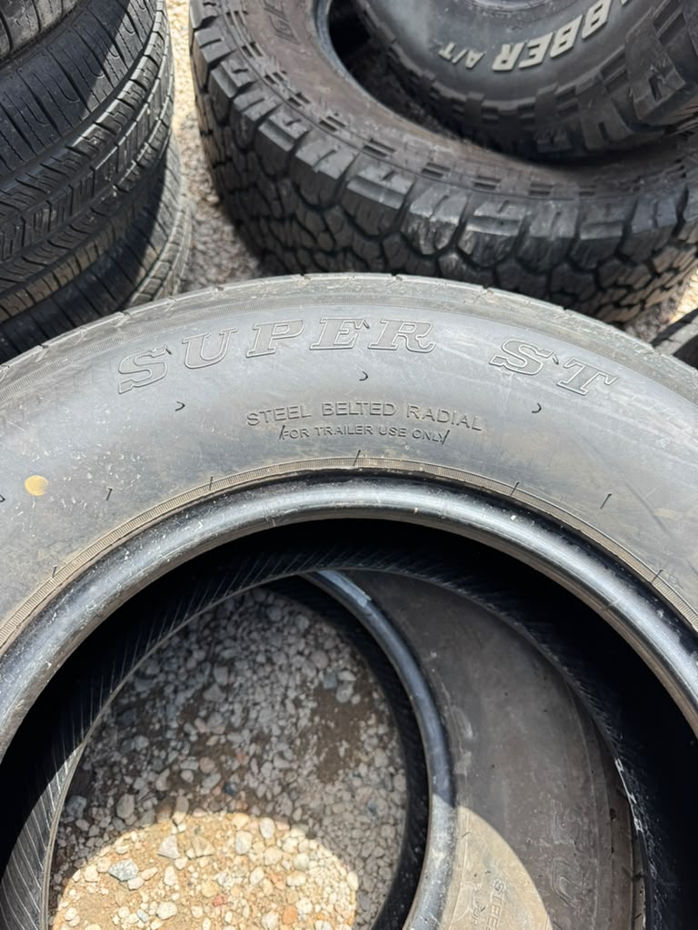 ST225/75R15 Pair (2 Used Tires) WestLake Super ST