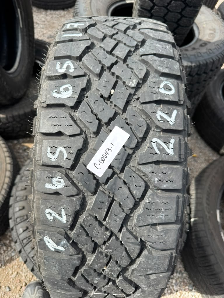 265/65R17 Pair (2 Used Tires) Goodyear DuraTrac