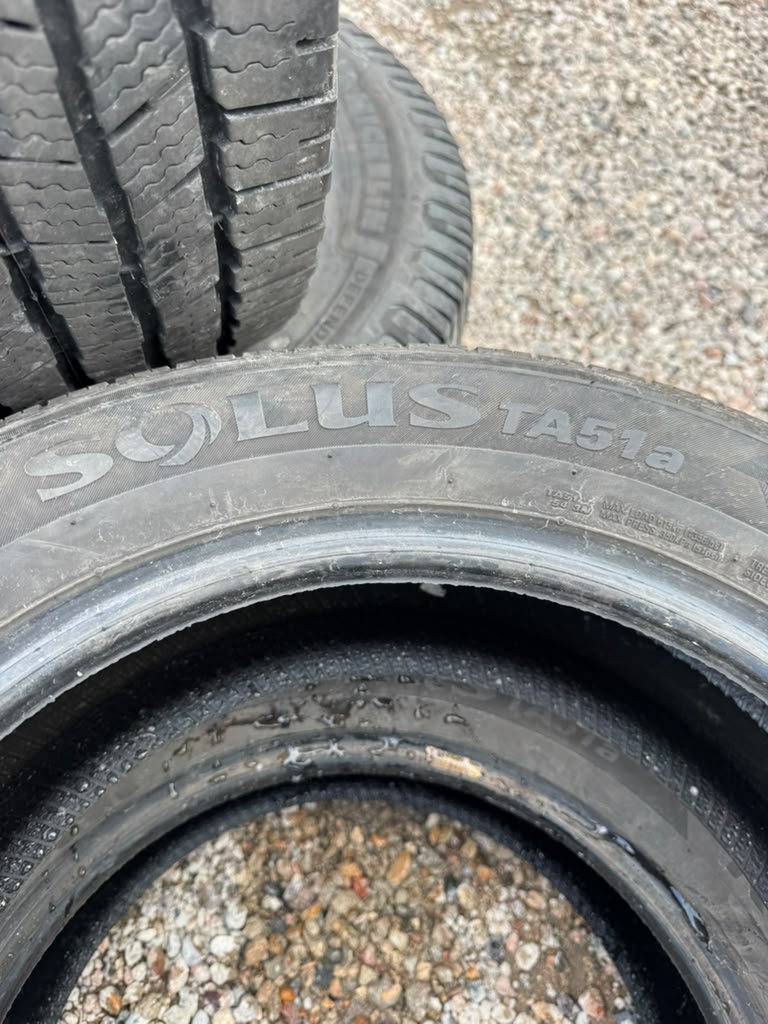 205/55R16 Pair (2 Used Tires) Kumho Solus