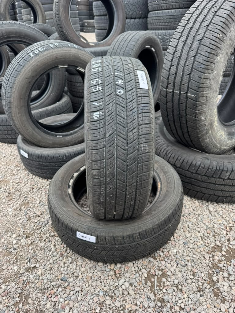205/55R16 Pair (2 Used Tires) Kumho Solus