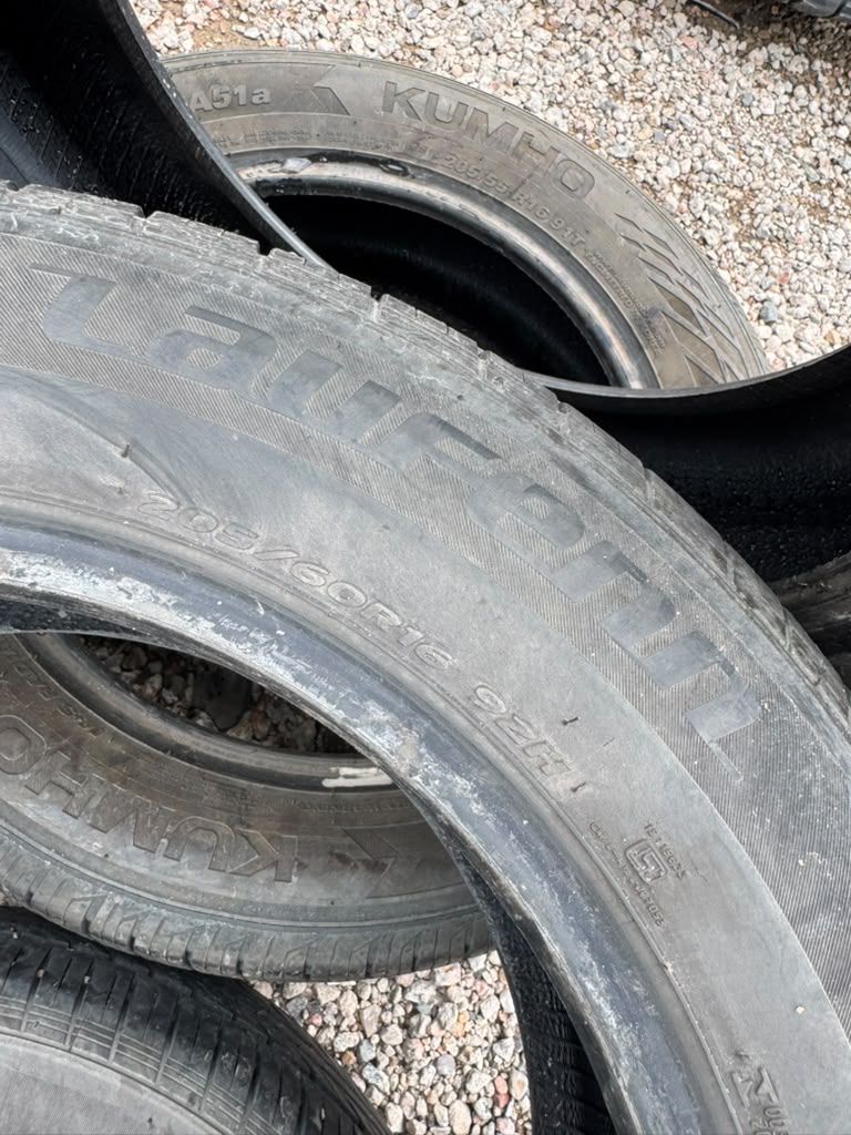 205/60R16 Pair (2 Used Tires) Laufenn G Fit