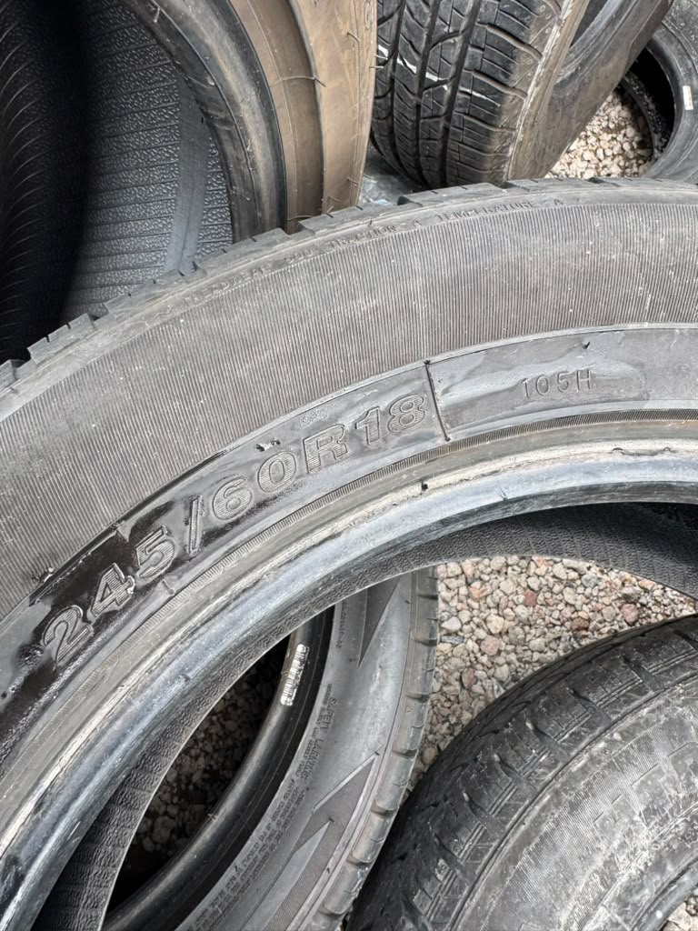 245/60R18 Pair (2 Used Tires) Advanta HTR-800