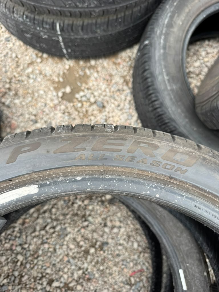 235/40R19 Pair (2 Used Tires) Pirelli P Zero