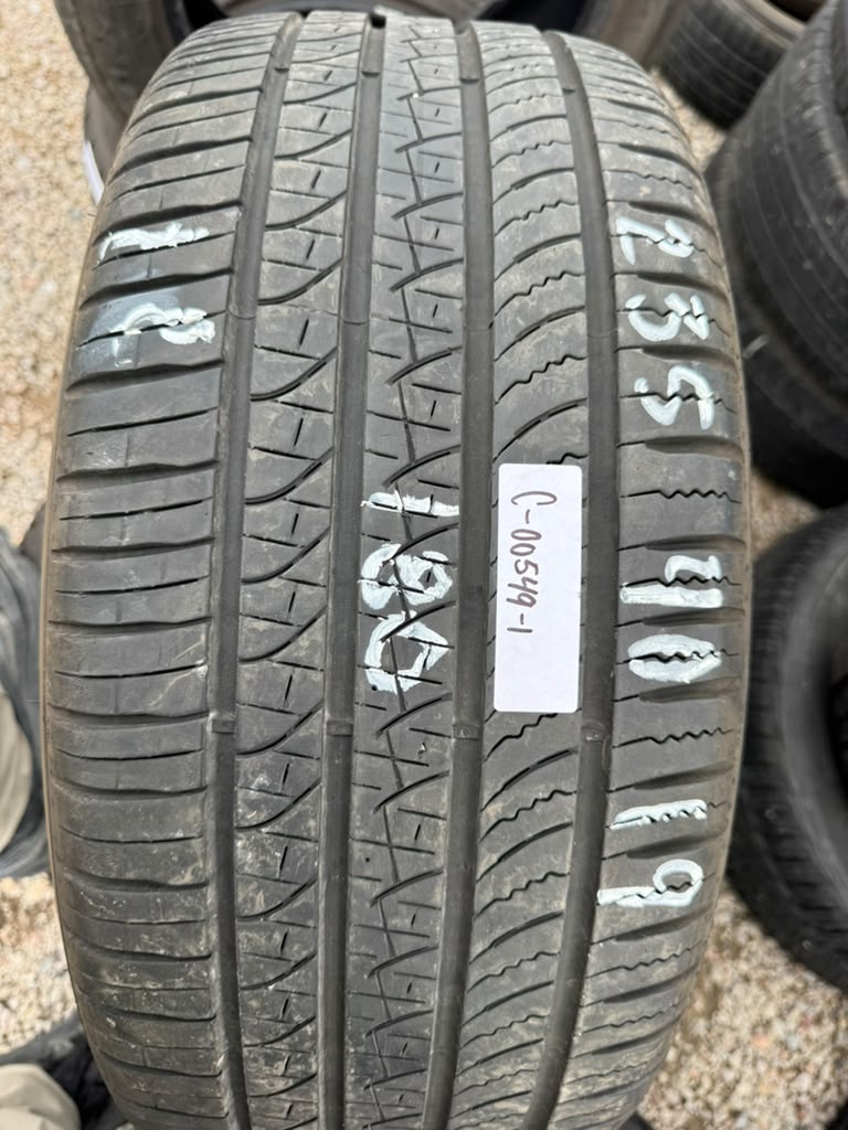 235/40R19 Pair (2 Used Tires) Pirelli P Zero