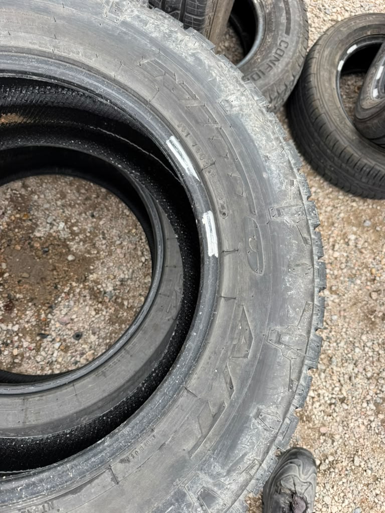 LT295/60R20 Pair (2 Used Tires) Nitto Terra Grappler