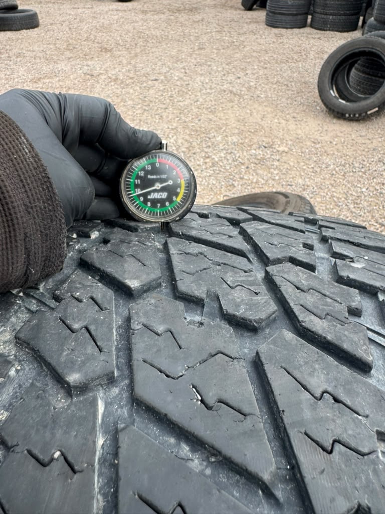 LT295/60R20 Pair (2 Used Tires) Nitto Terra Grappler
