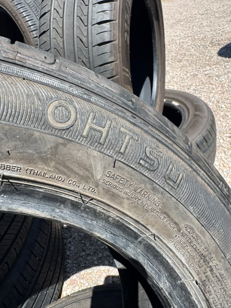 185/60R14 Pair (2 Used Tires) Ohtsu