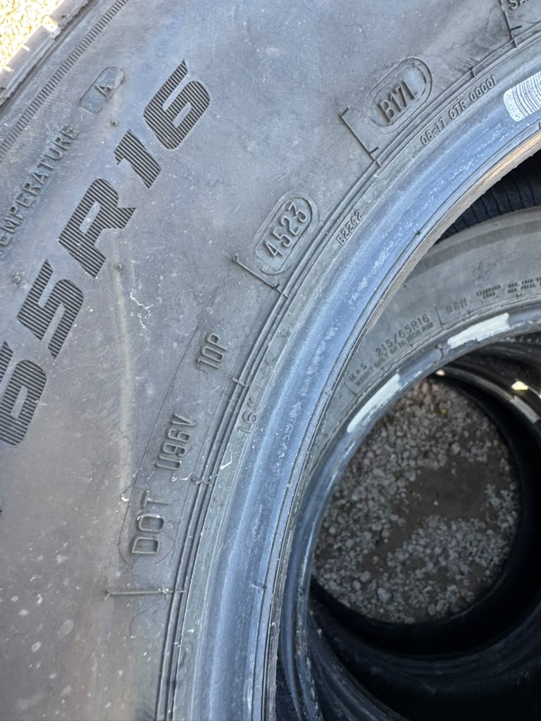 215/65R16 Set (4 Used Tires) Cooper All Adventure