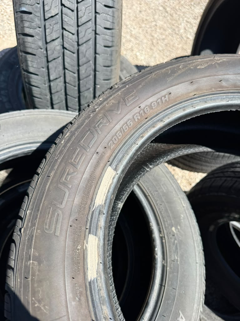 205/55R16 Set (4 Used Tires) SureDrive