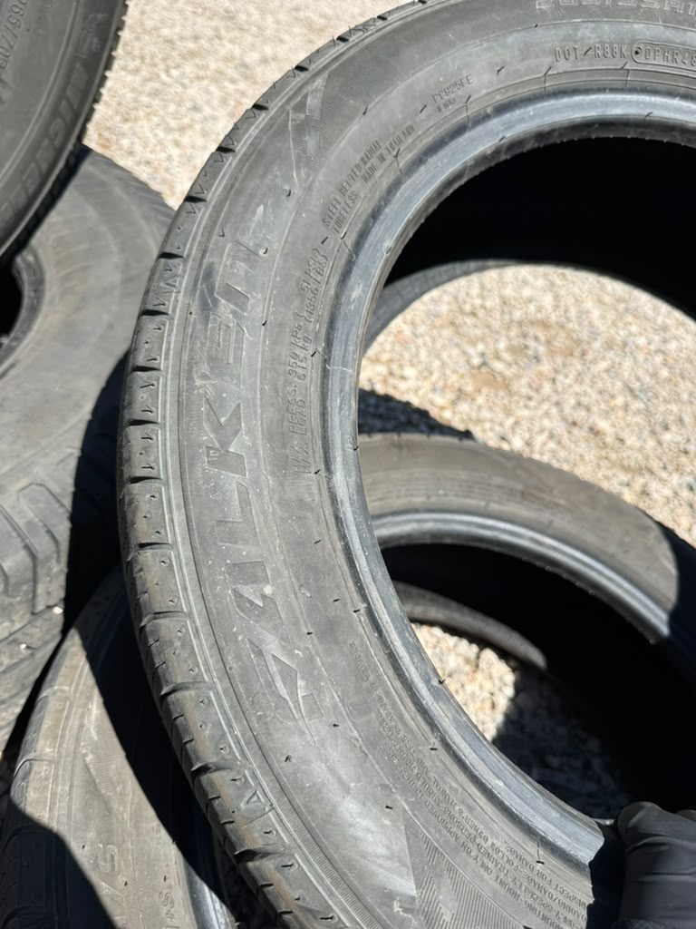 205/55R16  Pair (2 Used Tires) Falken Sincera SN250