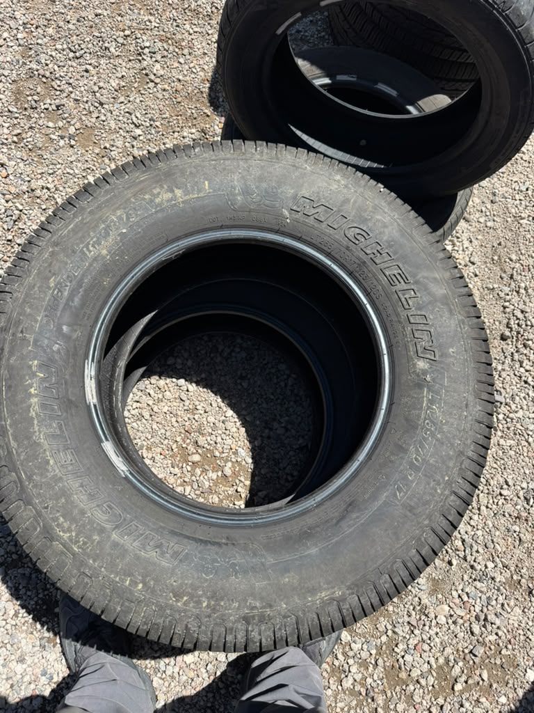 LT265/70R17 Pair (2 Used Tires)Michelin Defender LTX M/S2