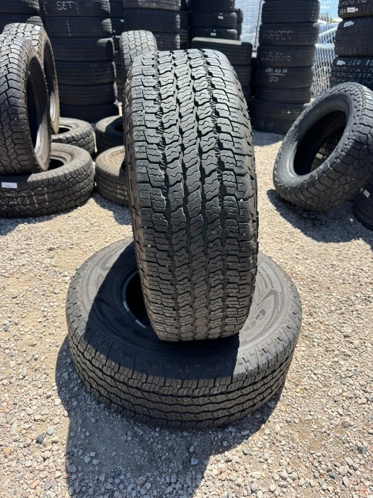 265/70R16 Pair (2 Used Tires) Goodyear Territory AT