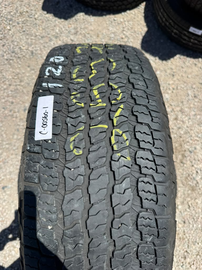 265/70R16 Pair (2 Used Tires) Goodyear Territory AT
