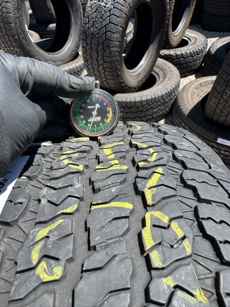 265/70R16 Pair (2 Used Tires) Goodyear Territory AT