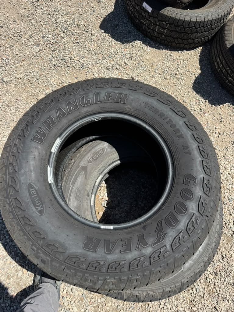 265/70R16 Pair (2 Used Tires) Goodyear Territory AT