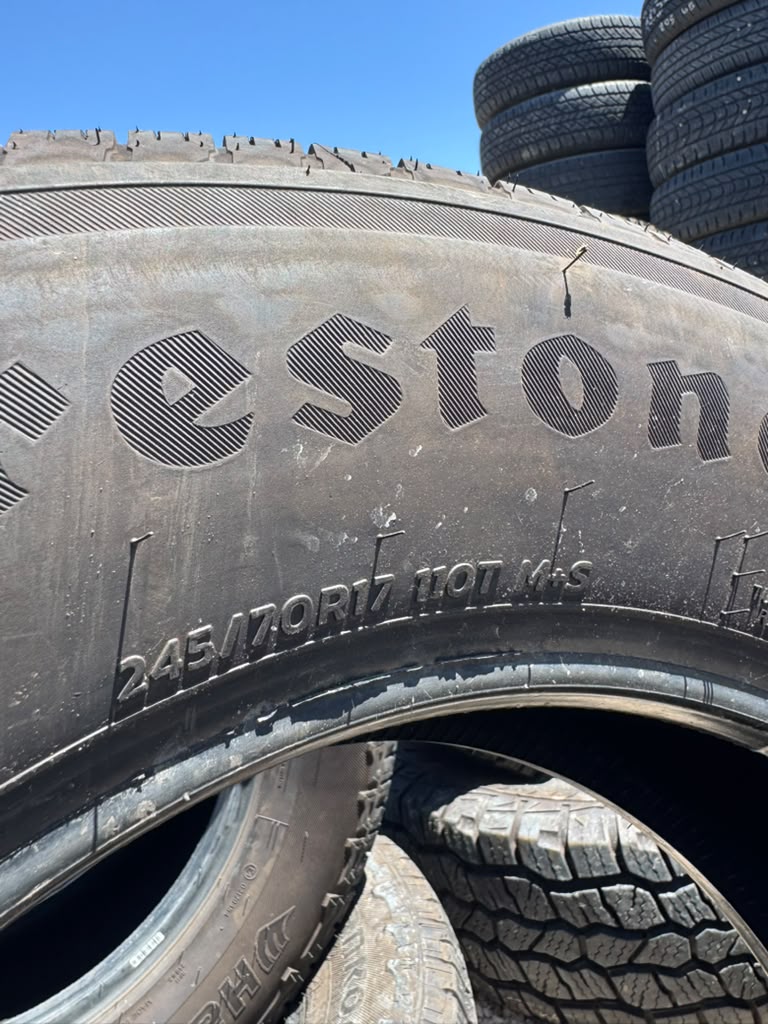 245/70R17 Pair (2 Used Tires) Firestone HLT