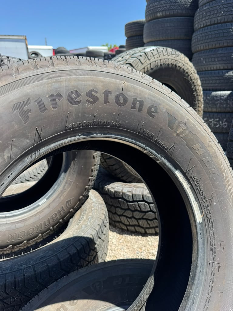 245/70R17 Pair (2 Used Tires) Firestone HLT