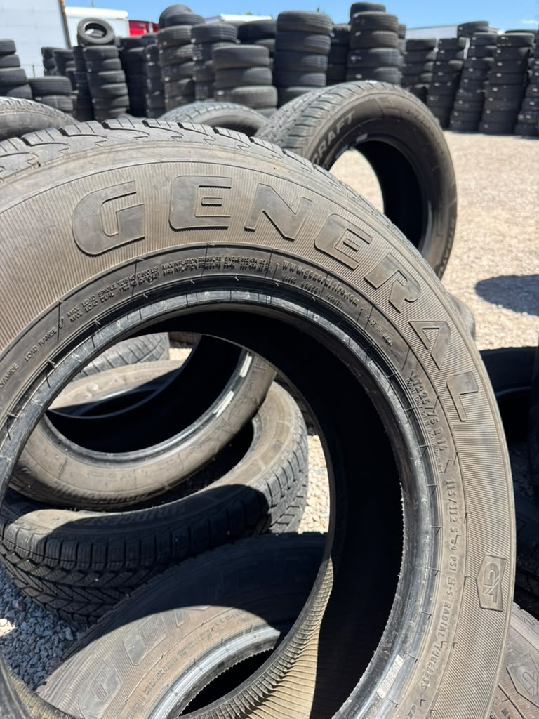 LT225/75R16 Pair (2 Used Tires) General Grabber HTS