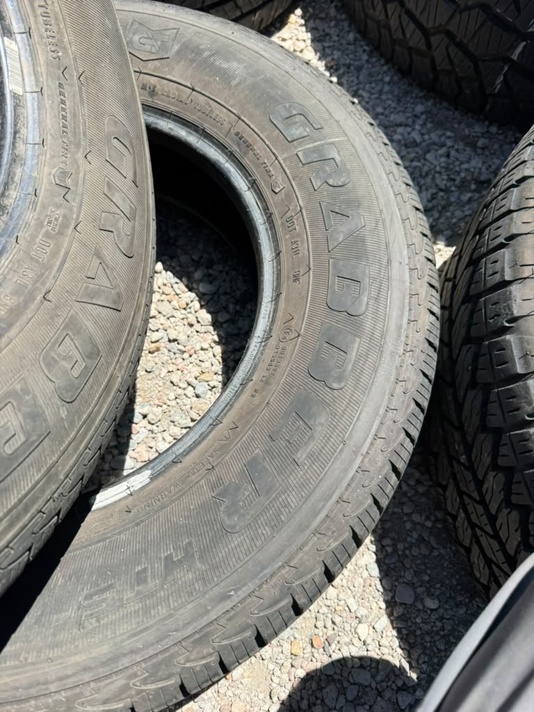 LT225/75R16 Pair (2 Used Tires) General Grabber HTS
