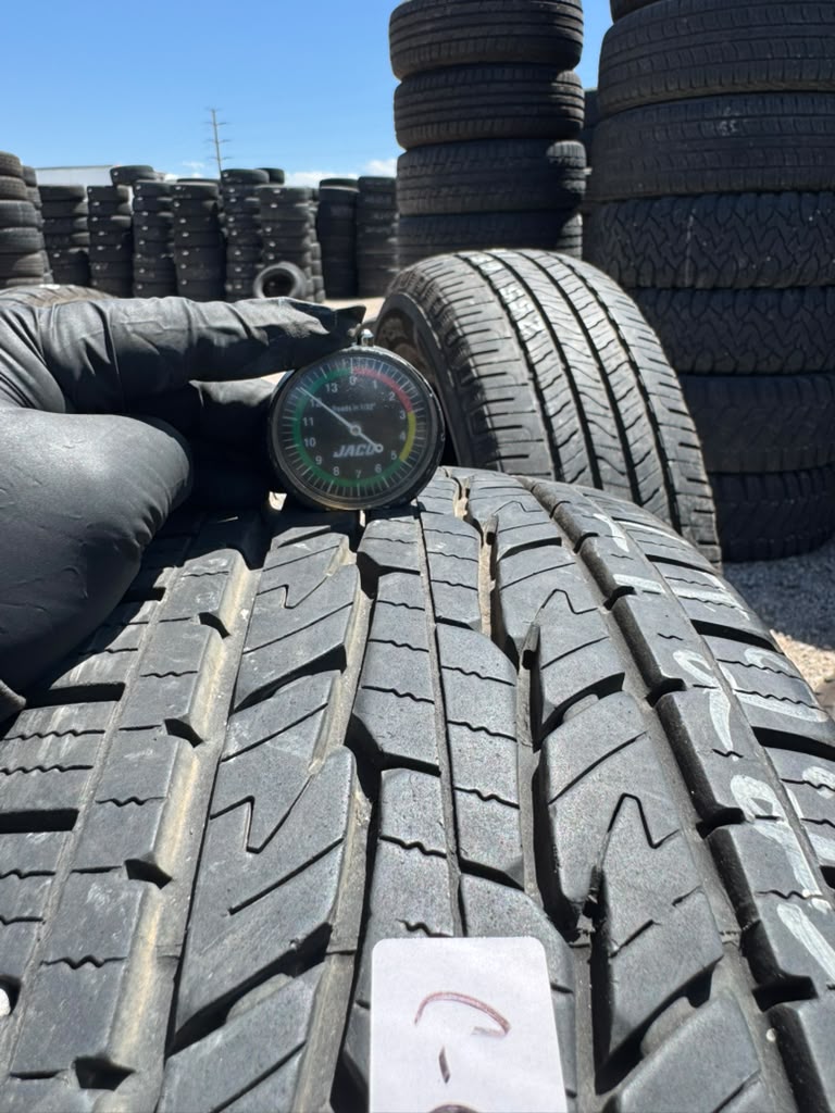 LT225/75R16 Pair (2 Used Tires) General Grabber HTS